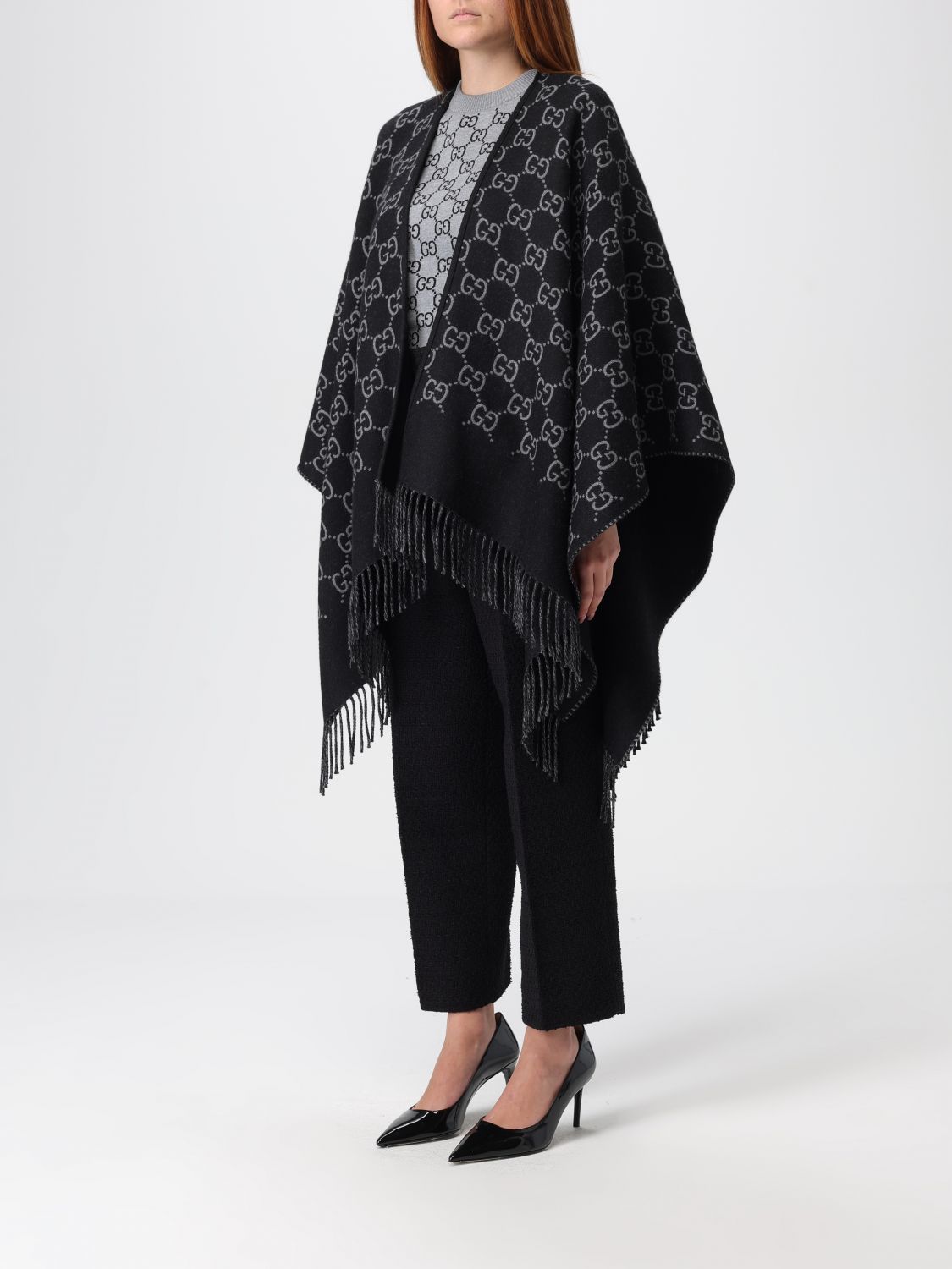 Gucci Cape Woman Black