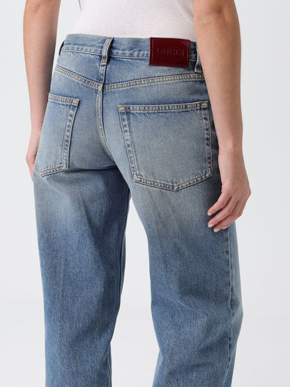 Gucci Jeans Woman Stone Washed