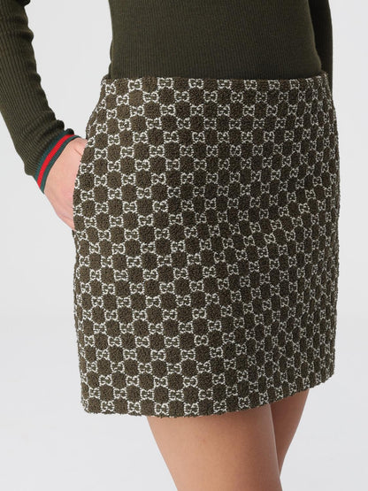 Gucci Skirt Woman Green