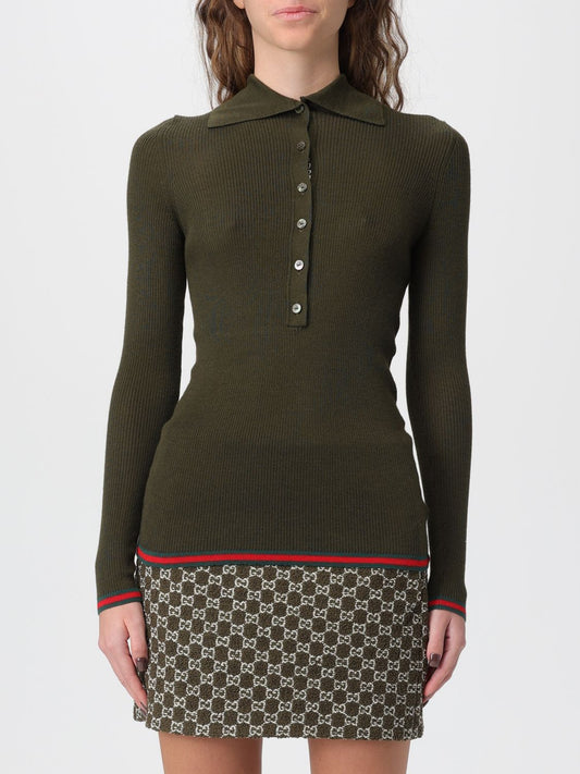 Gucci Sweater Woman Forest Green