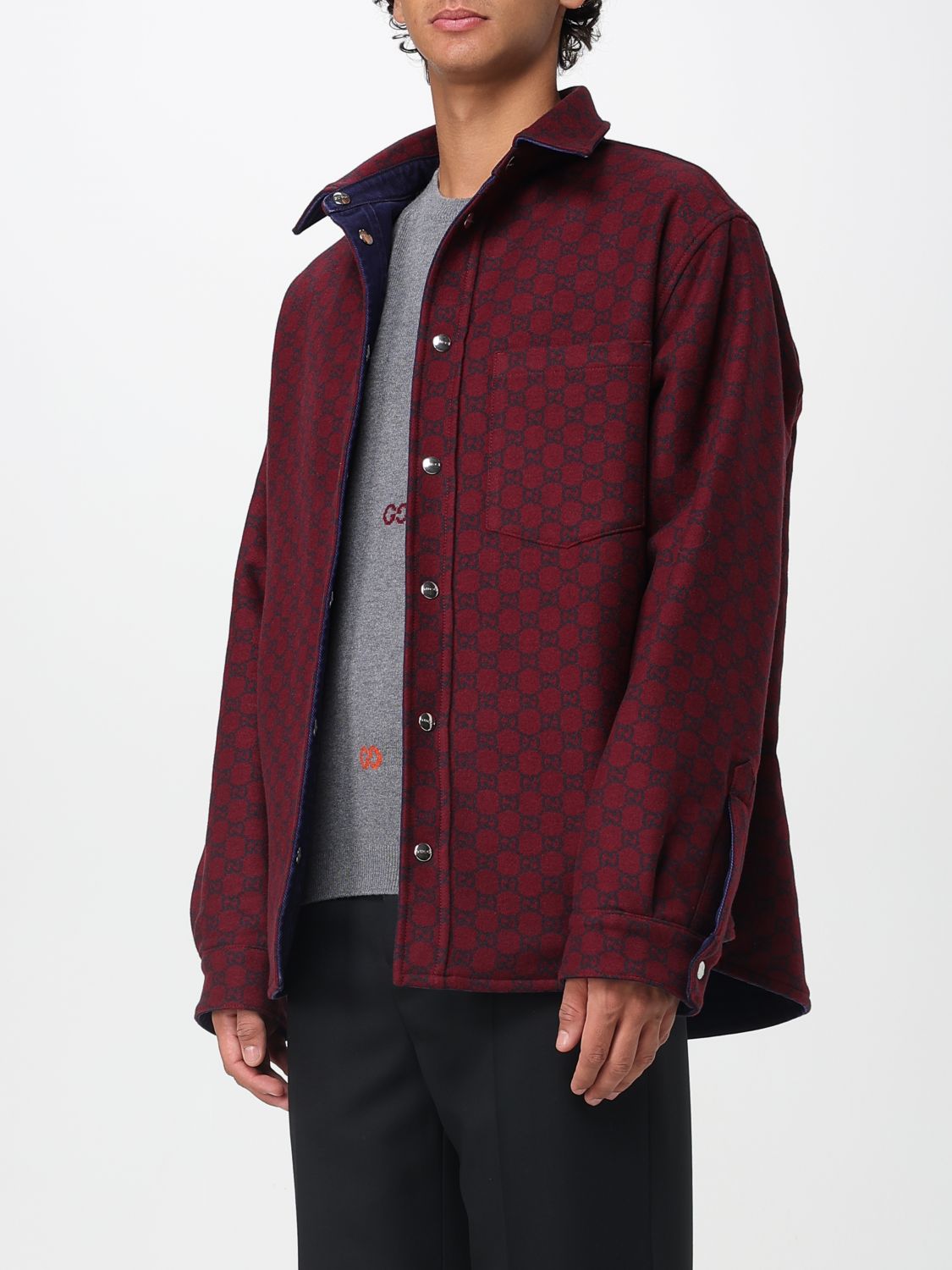 Gucci Jacket Men Blue