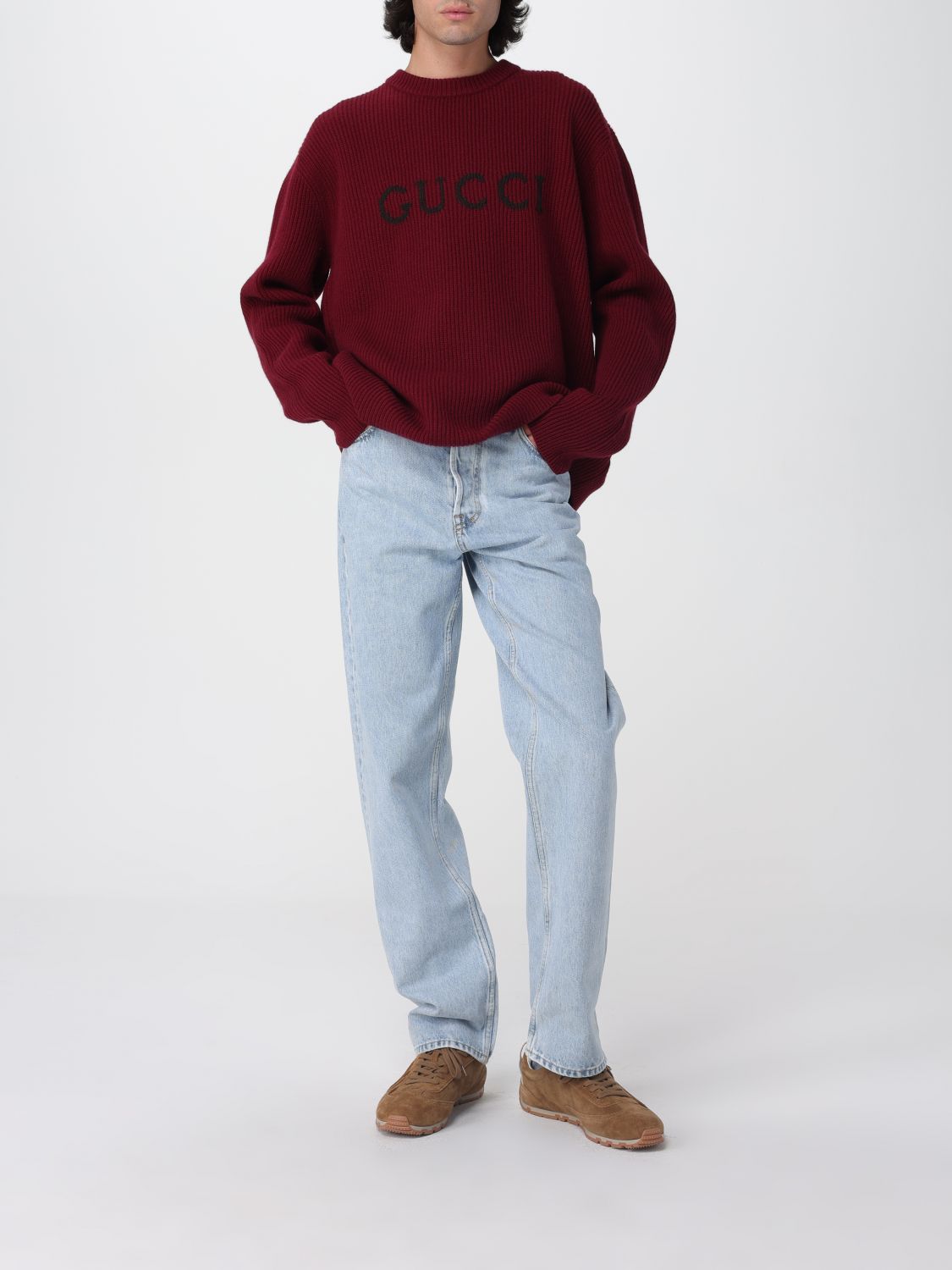 Gucci Sweater Men Charcoal