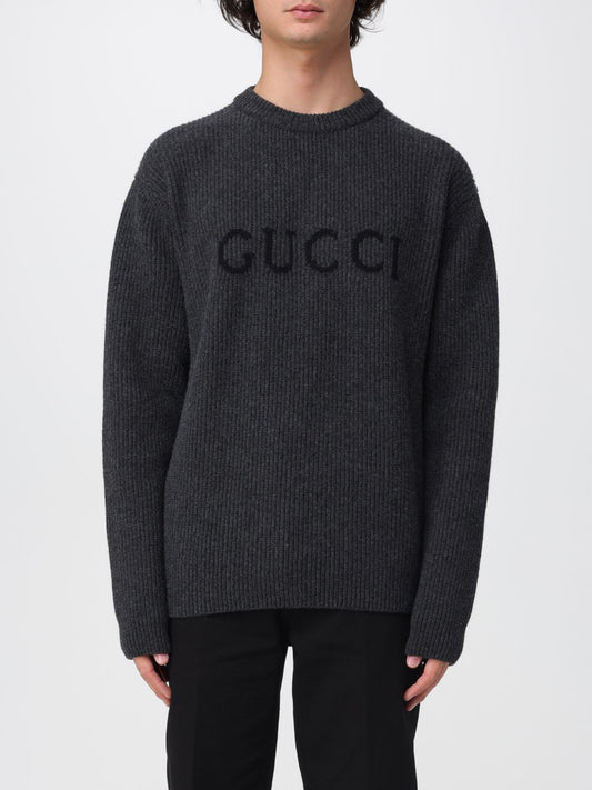 Gucci Sweater Men Charcoal