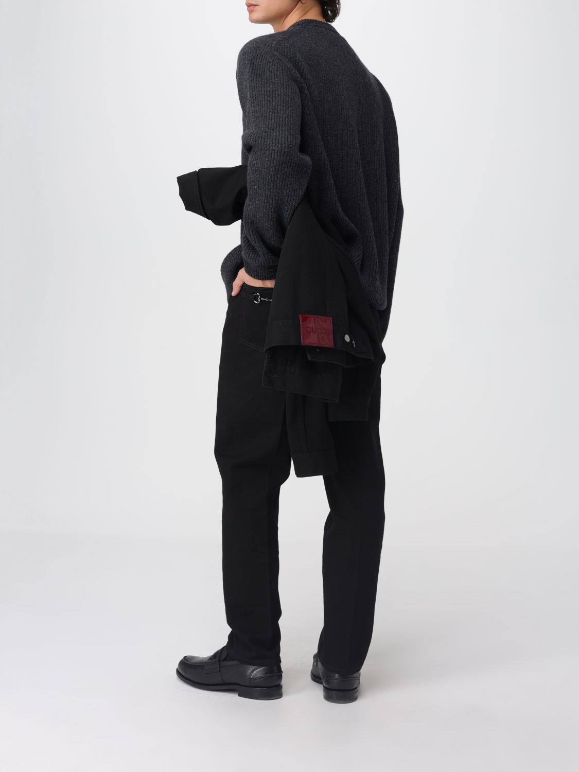 Gucci Sweater Men Charcoal