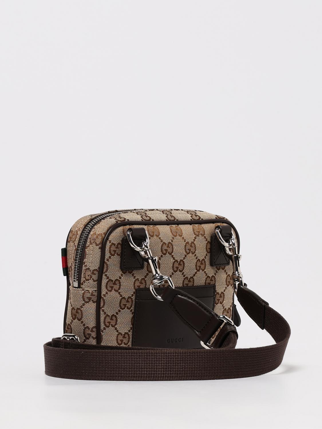 Gucci Shoulder Bag Men Beige
