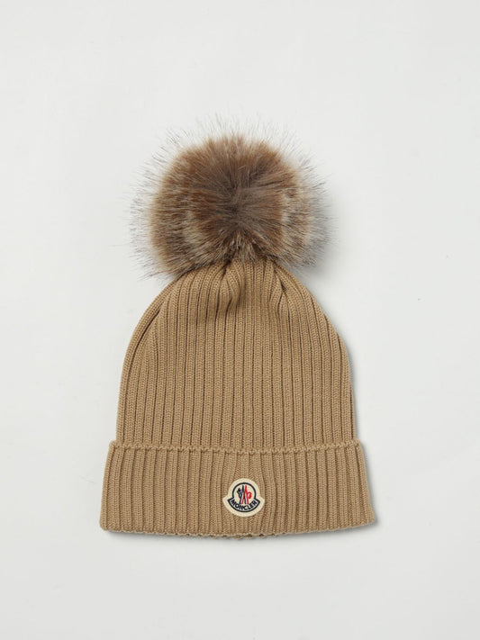Moncler Girls' Hats Kids Leather