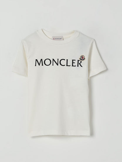 Moncler T Shirt Kids Yellow Cream