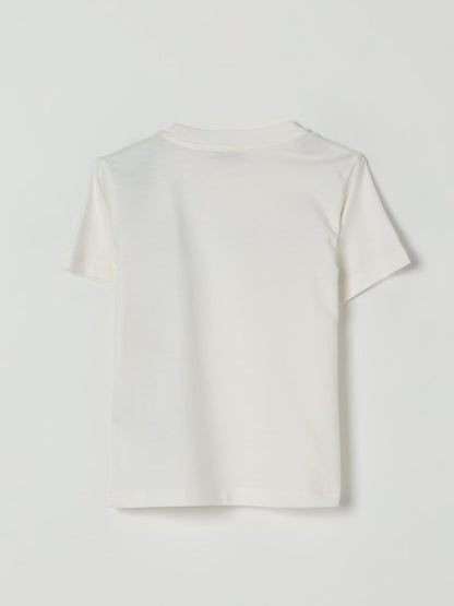 Moncler T Shirt Kids Yellow Cream