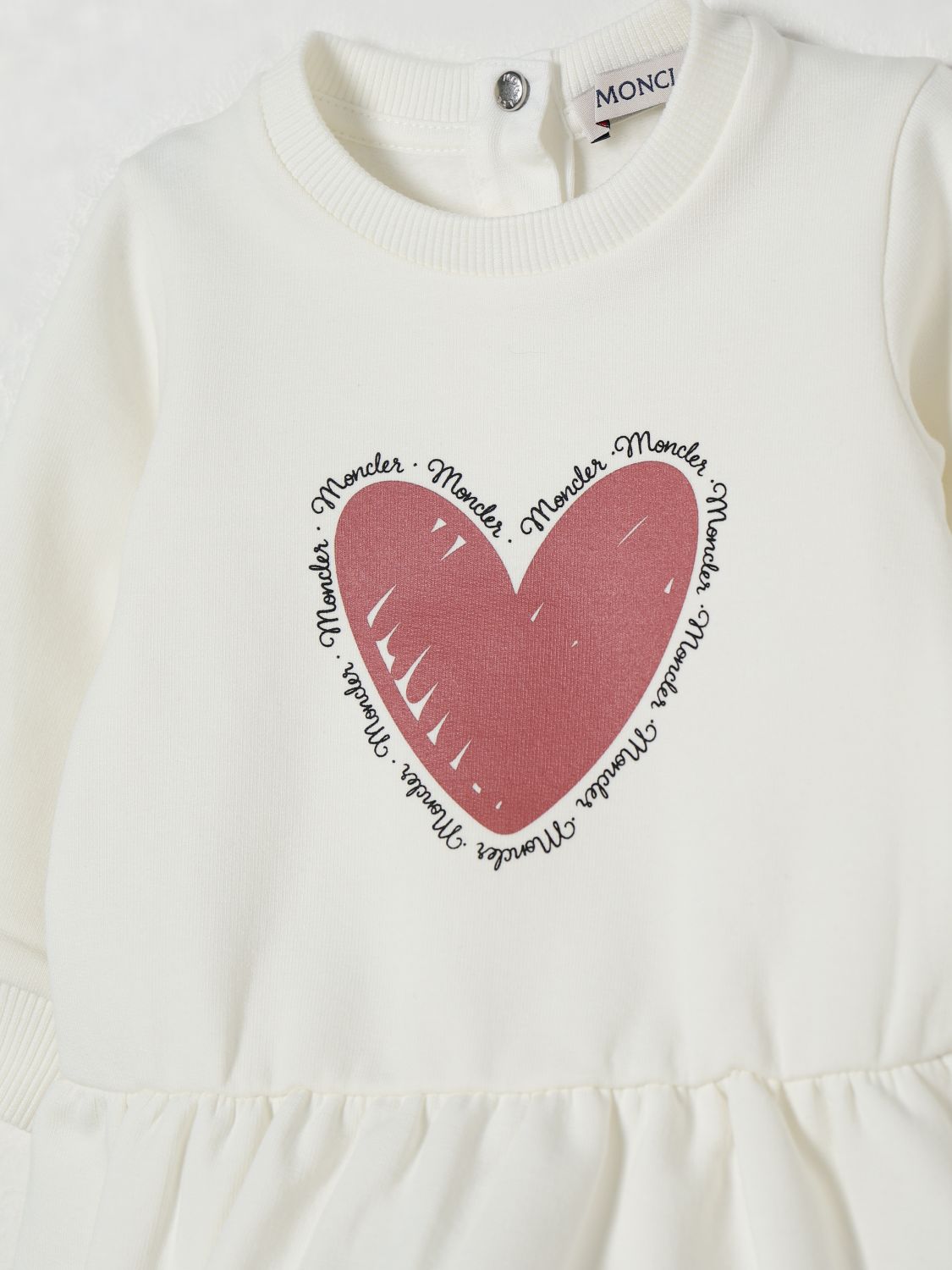 Moncler Romper Kids Yellow Cream