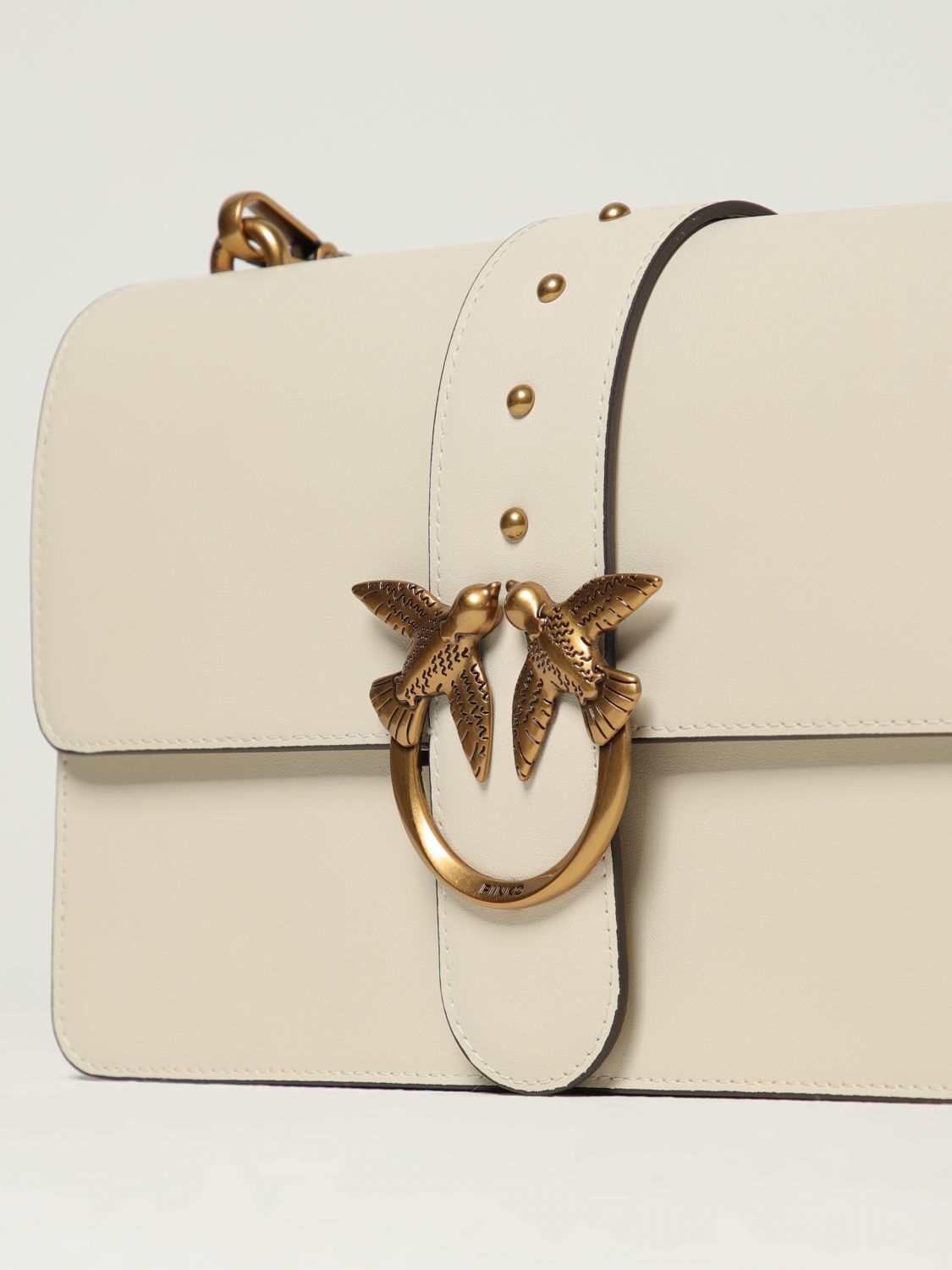 Pinko Shoulder Bag Woman Beige