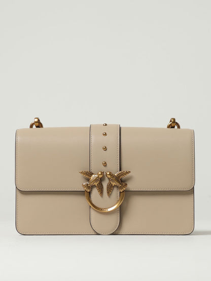 Pinko Shoulder Bag Woman Beige