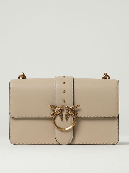 Pinko Shoulder Bag Woman Beige