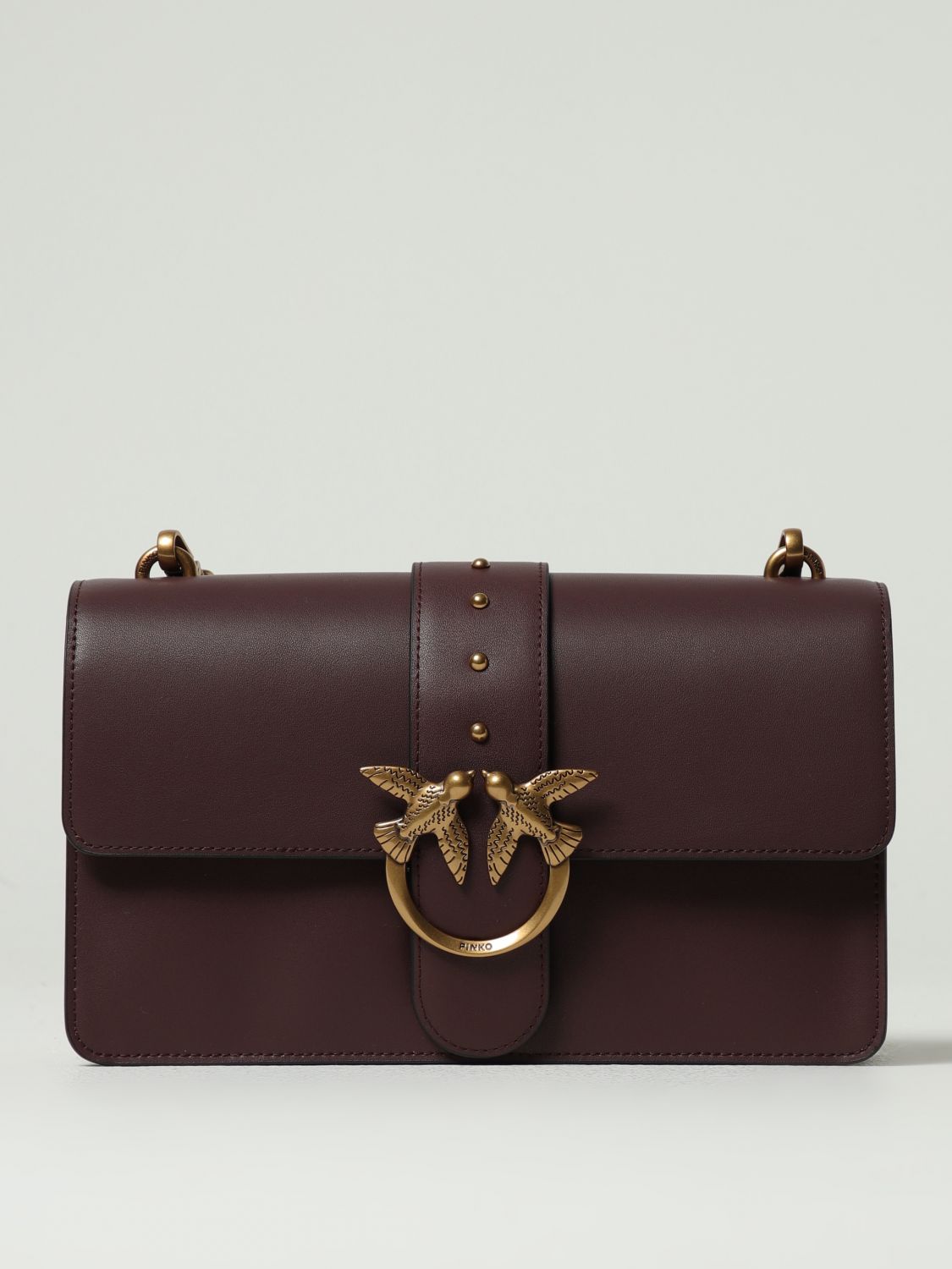 Pinko Shoulder Bag Woman Beige