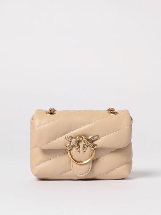 Pinko Shoulder Bag Woman Beige