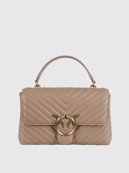 Pinko Crossbody Bags Woman Beige