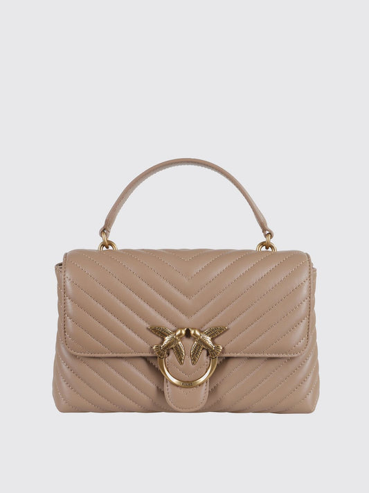 Pinko Crossbody Bags Woman Beige