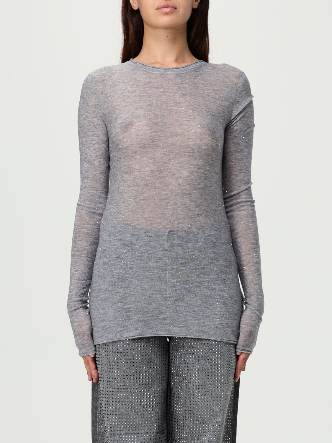 Pinko Sweater Woman Grey