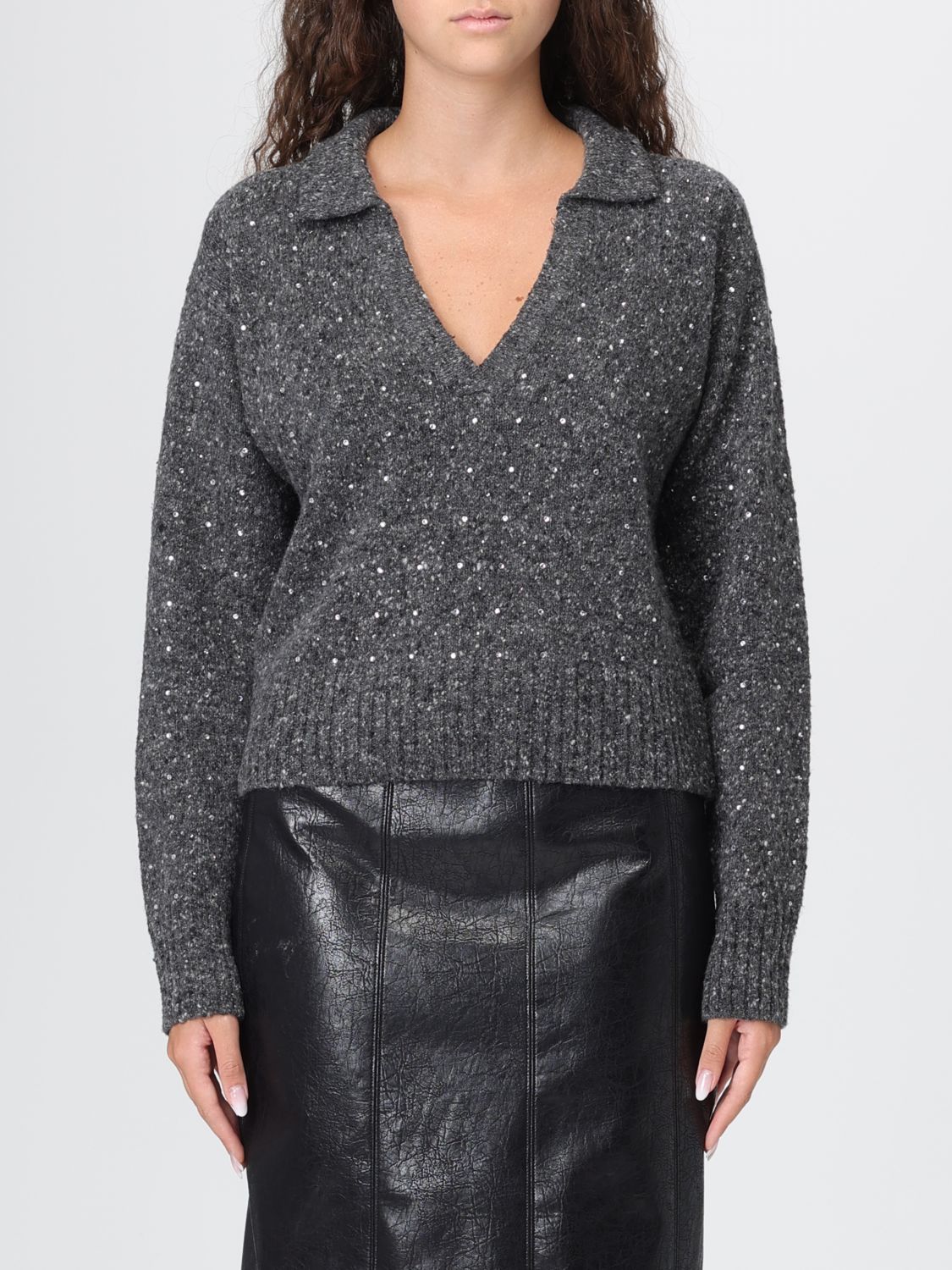 Pinko Sweater Woman Grey