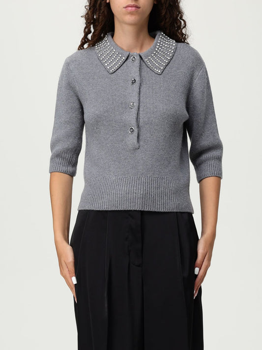 Pinko Polo Shirt Woman Grey