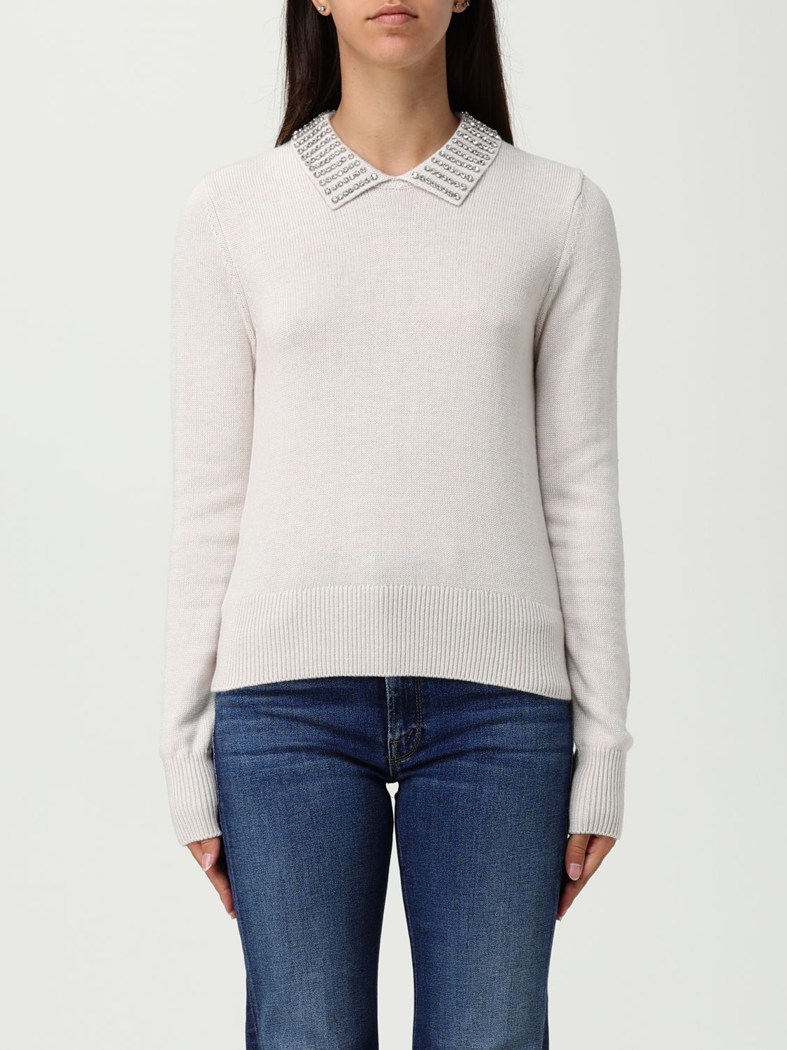 Pinko Sweater Woman Brown