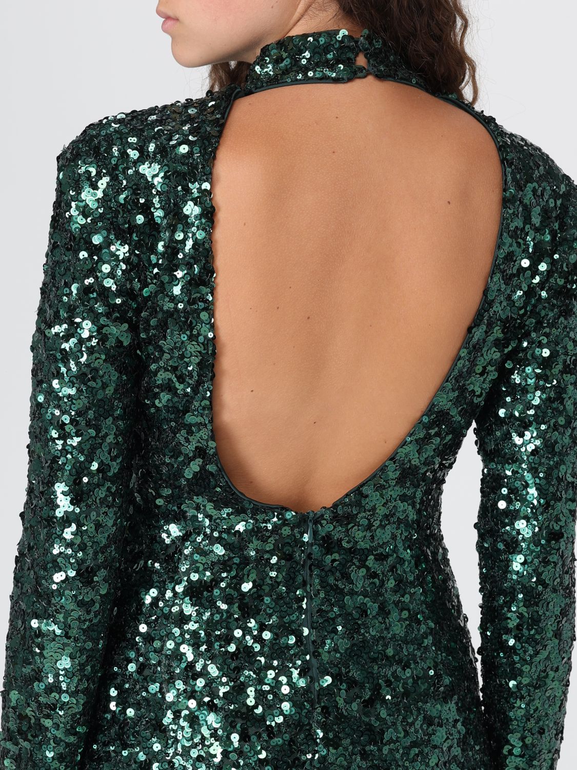 Pinko Dress Woman Green