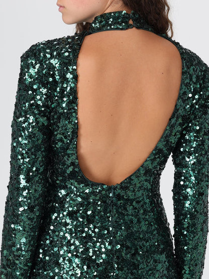 Pinko Dress Woman Green
