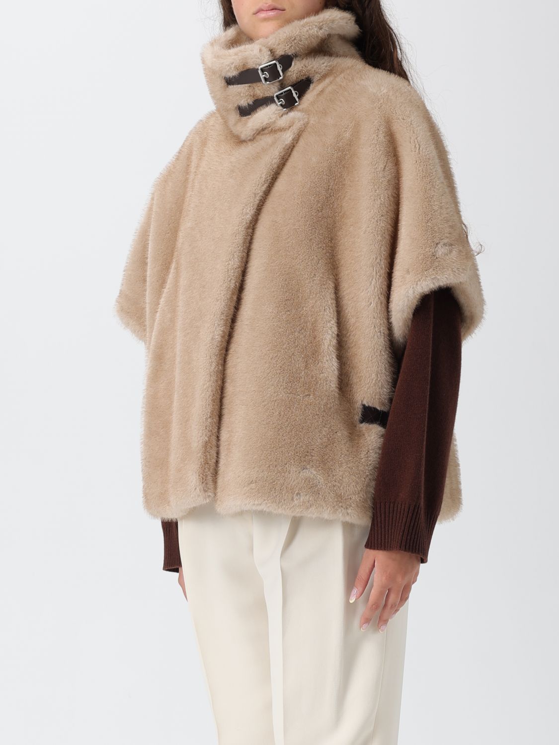 Pinko Coat Woman Beige