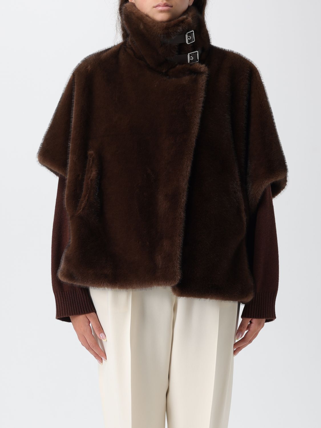 Pinko Coat Woman Beige