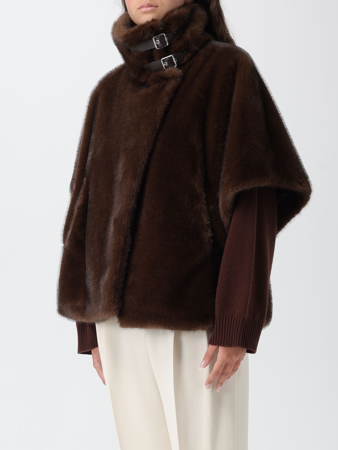Pinko Coat Woman Beige