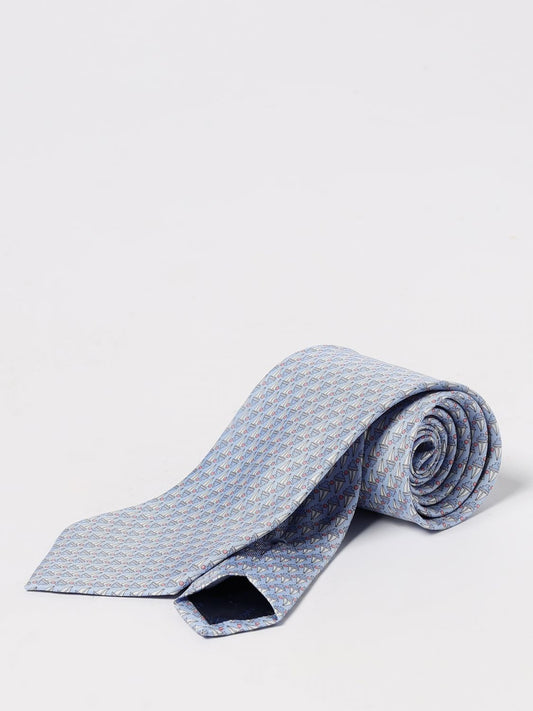 Ferragamo Tie Men Sky Blue