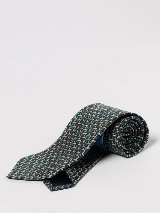 Ferragamo Tie Men Green