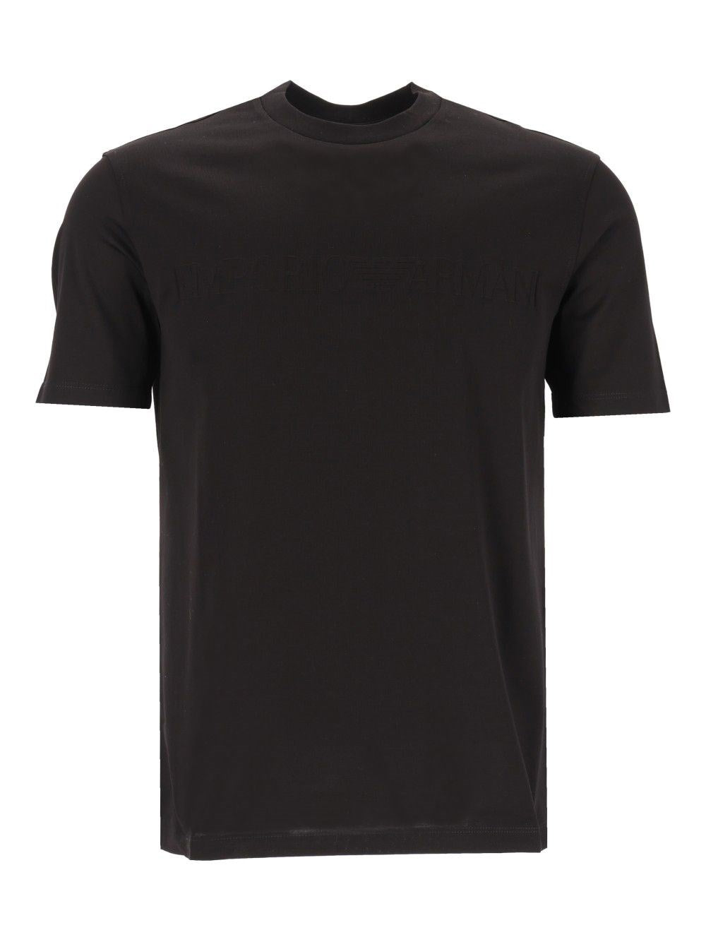 Emporio Armani Cotton T-Shirt - Black