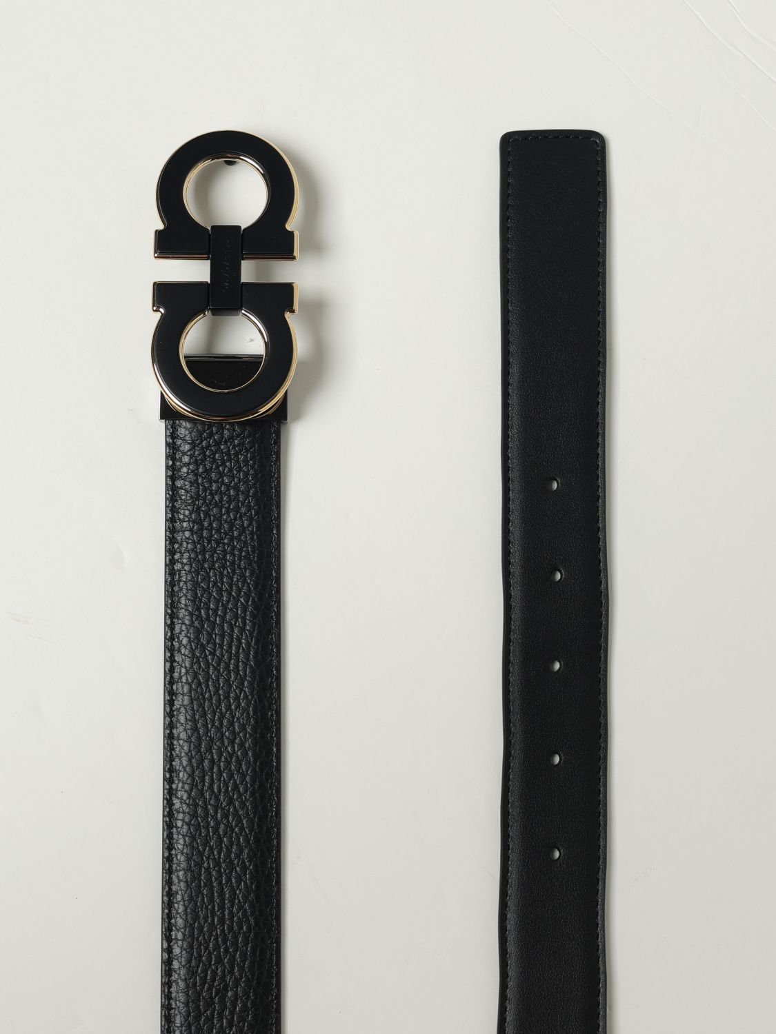 Ferragamo Belt Men Black