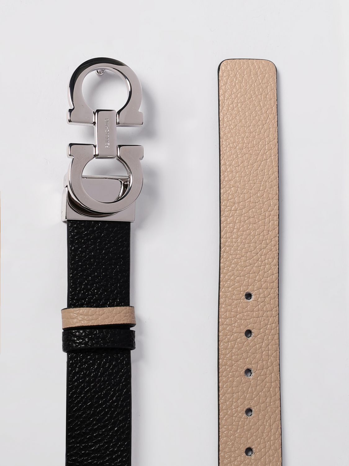 Ferragamo Belt Woman Beige