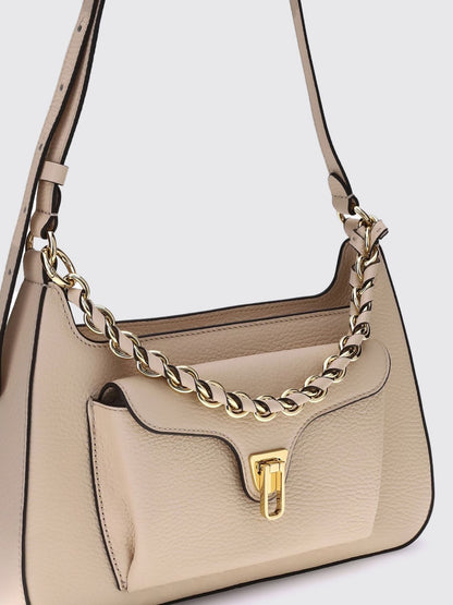 Coccinelle Shoulder Bag Woman Beige
