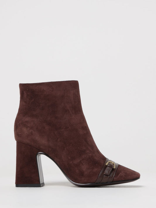Coccinelle Flat Ankle Boot Woman Brown