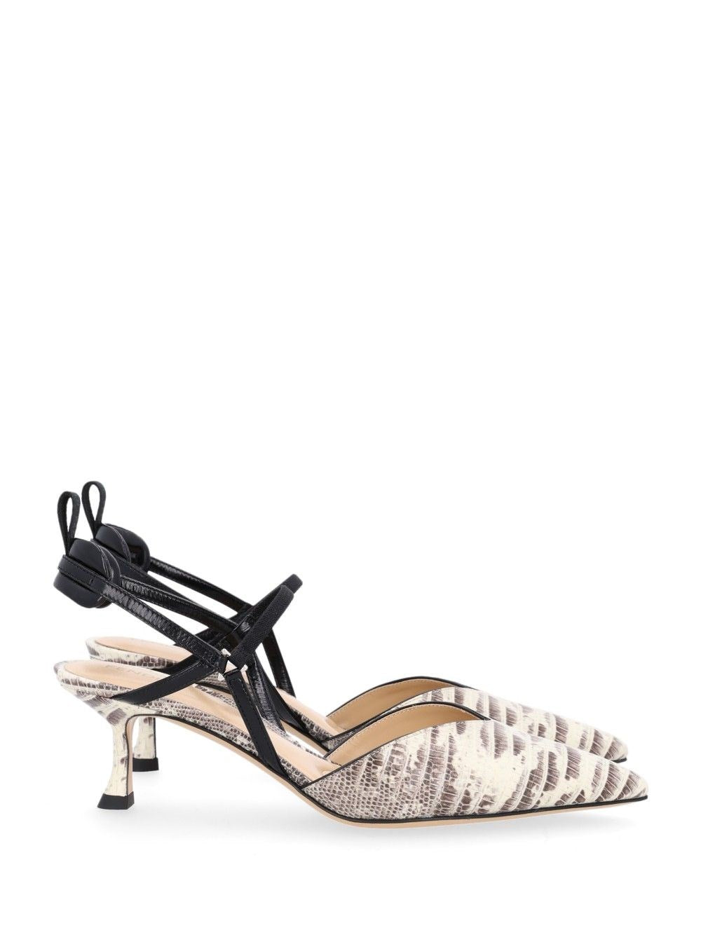 Fendi "Very Colibrì" Slingbacks With Medium Heel - Multi