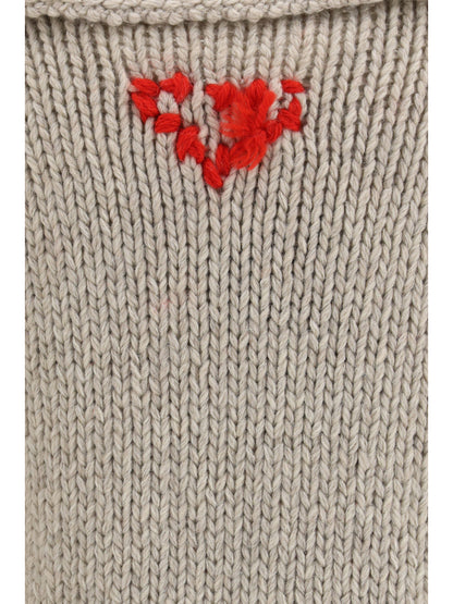 Prada Wool zip Cardigan - Ivory