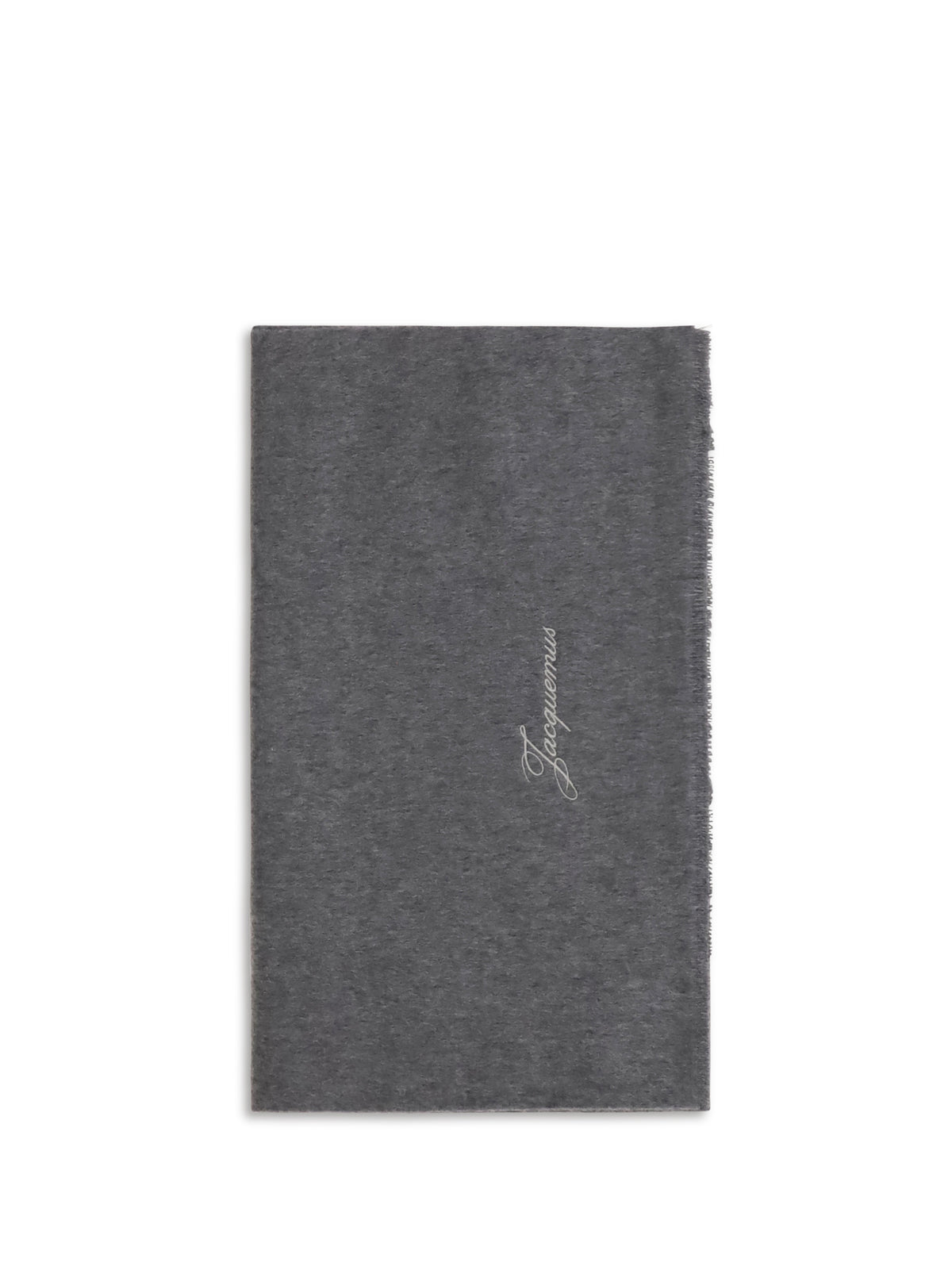 Jacquemus Tailleur wool Scarf - Dark Grey