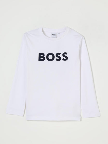 Boss T Shirt Kids White