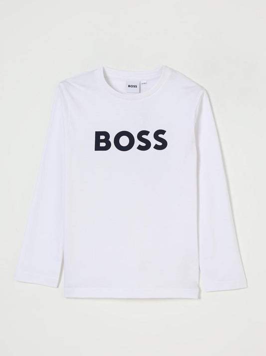 Boss T Shirt Kids White