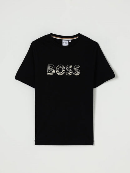 Boss T Shirt Kids Black