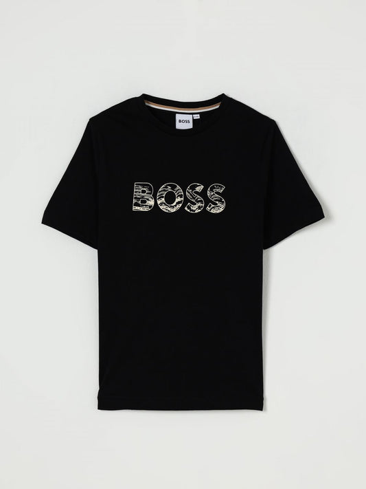 Boss T Shirt Kids Black