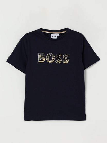 Boss T Shirt Kids Navy