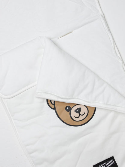 Moschino Blanket Set Kids Beige