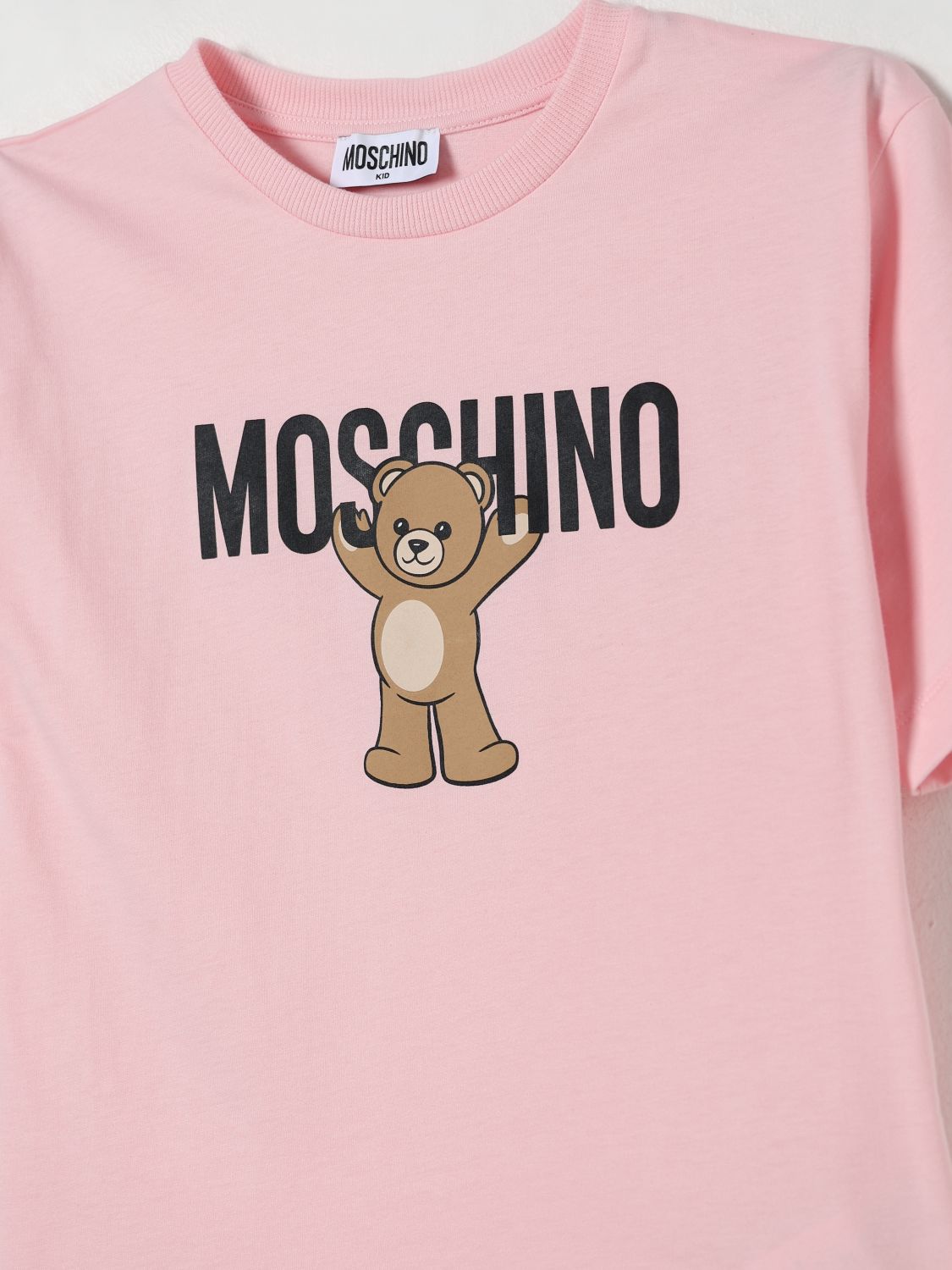 Moschino T Shirt Kids Pink
