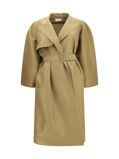 The Row Amapola Coat - Sandy Buff