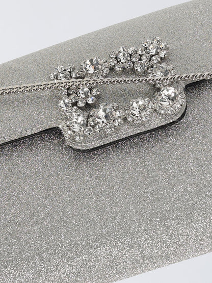 Roger Vivier Clutch Woman Silver