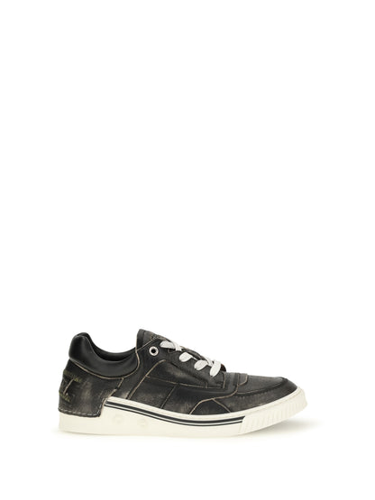 Fendi Fender Sneakers - Black Beige+Nero