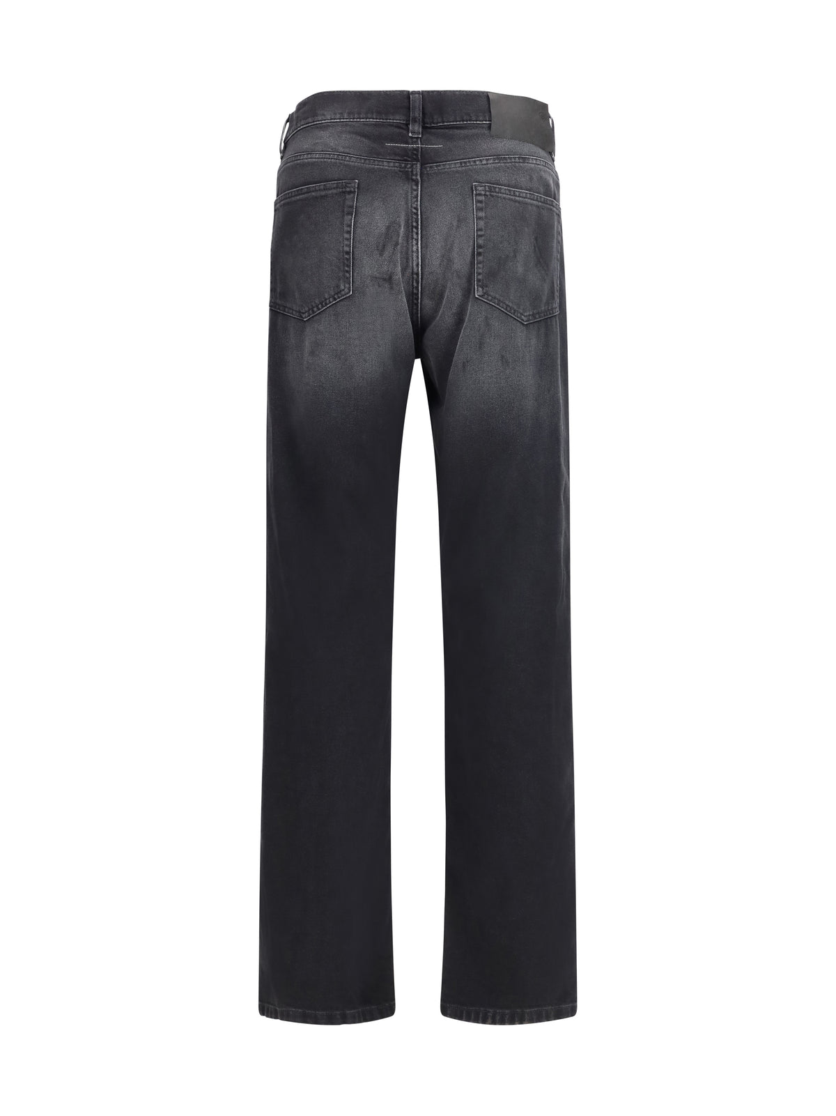 MM6 Maison Margiela Straight-leg cotton Jeans - Black
